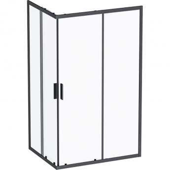 Душевое ограждение AM.PM GEM S TWIN SLIDE 120x90, профиль черный мат. W93G-404-120290-BT Душевое ограждение AM.PM GEM S TWIN SLIDE 120x90, профиль черный мат. W93G-404-120290-BT