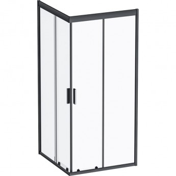 Душевое ограждение AM.PM GEM SQUARE SLIDE 90x90 стекло прозрачное, профиль черный матовый W90G-403-090BT Душевое ограждение AM.PM GEM SQUARE SLIDE 90x90 стекло прозрачное, профиль черный матовый W90G-403-090BT