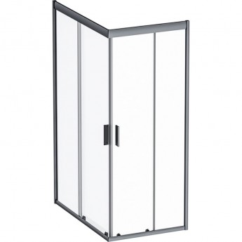 Душевое ограждение AM.PM GEM TWIN SLIDE 120x80, профиль черный мат., стекло прозрачное W90G-404-120280-BT Душевое ограждение AM.PM GEM TWIN SLIDE 120x80, профиль черный мат., стекло прозрачное W90G-404-120280-BT