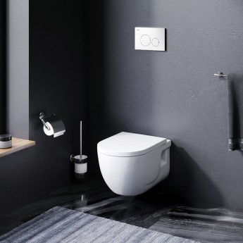 Комплект: Инсталляция с подвесным унитазом FlashClean с сиденьем микролифт и клавишей AM.PM LIKE