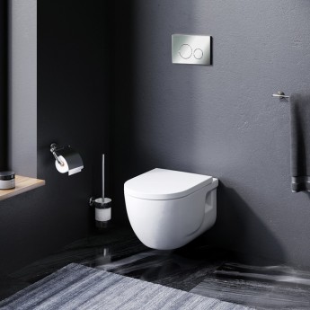 Комплект: Инсталляция с подвесным унитазом FlashClean с сиденьем микролифт и клавишей AM.PM LIKE