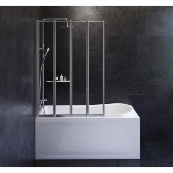 Набор: Ванна 150x70 с каркасом и шторкой и душевой системой AM.PM LIKE