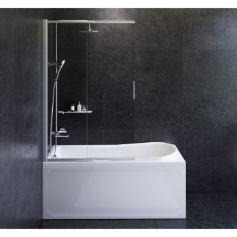 Набор: Ванна 150x70 с каркасом и шторкой и душевой системой AM.PM LIKE