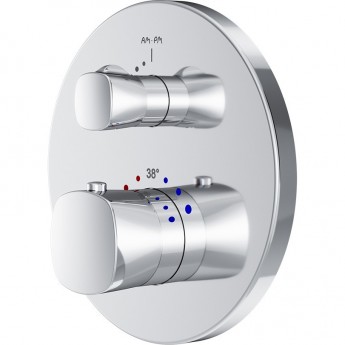 Смеситель для ванны и душа с термостатом, монтируемый в стену AM.PM SPIRIT 2.1 F71A85500