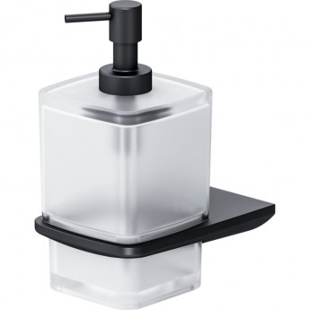 Стеклянный диспенсер AM.PM INSPIRE V2.0 для жидкого мыла с настенным держателем, черный, шт A50A36922
