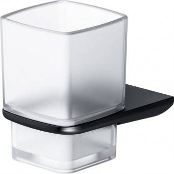Стеклянный стакан AM.PM INSPIRE V2.0 с настенным держателем, черный, шт A50A34322