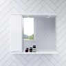 Зеркальный шкаф с подсветкой 65 см, левый, белый глянец AM.PM LIKE M80MPL0651WG