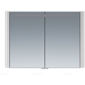 Зеркальный шкаф с подсветкой 100 см, серый шелк AM.PM SENSATION M30MCX1001FG