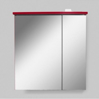Зеркальный шкаф с подсветкой 60 см, правый, красный глянец AM.PM SPIRIT 2.0 M70AMCR0601RG